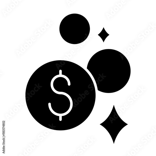 Bonus icon in glyph style