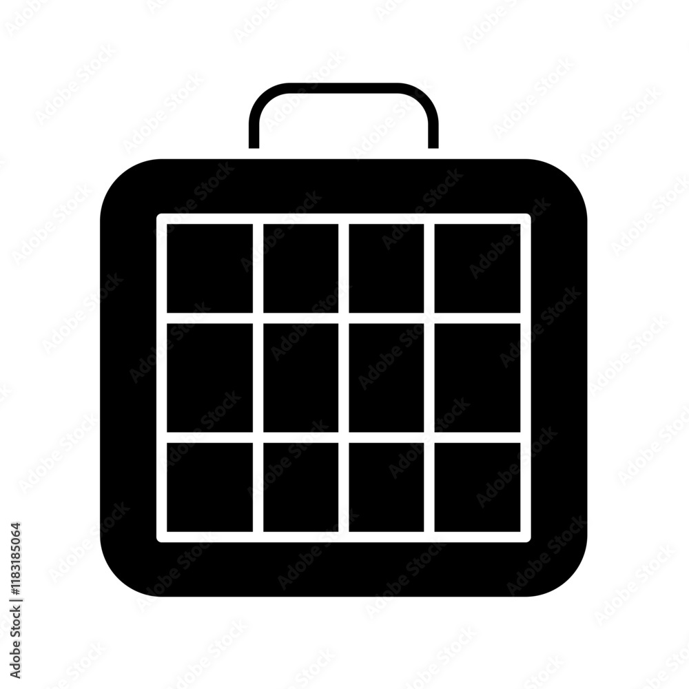cat carrier icon in glyph style cat carrier icon in glyph style