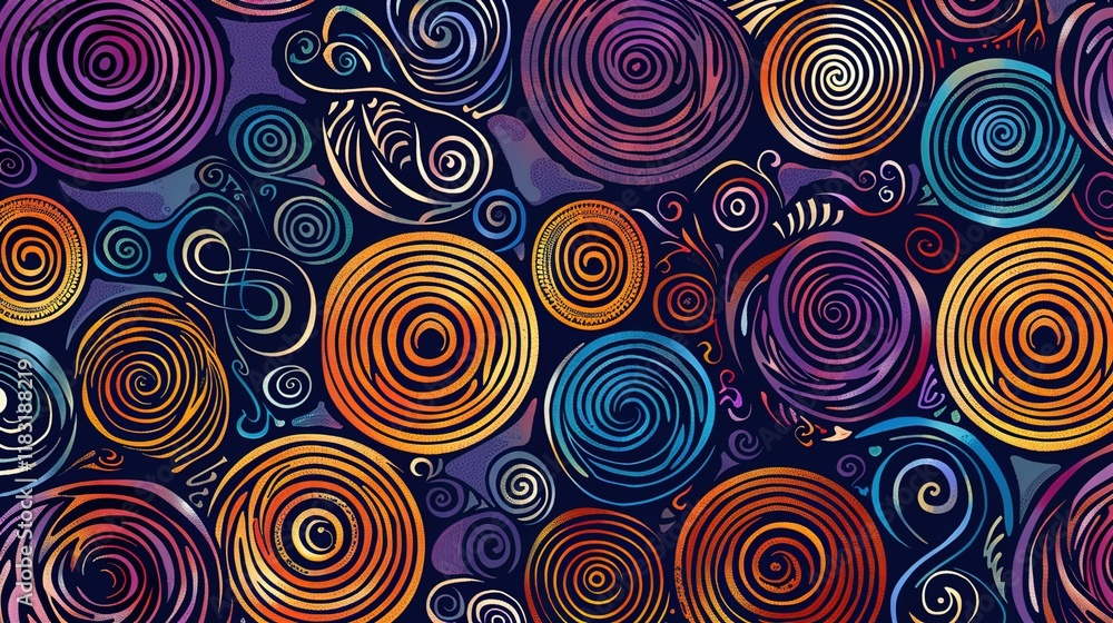 spiral pattern seamless wallpaper spiral pattern seamless wallpaper