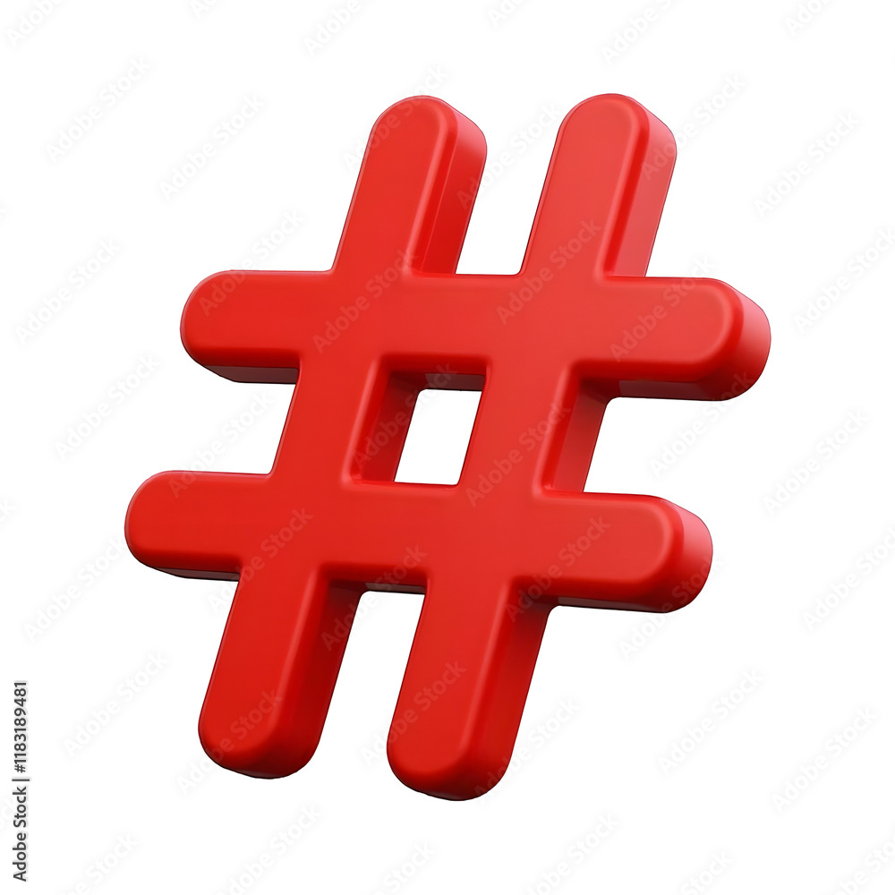 Fototapeta premium Hashtag icon