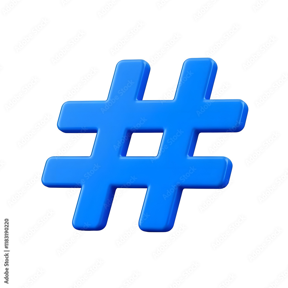 Obraz premium Hashtag icon