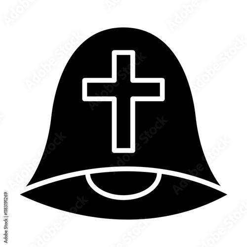 Bell icon in glyph style