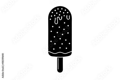 ice cream isolated on white