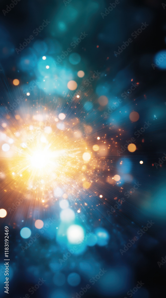 Vibrant abstract light burst with glowing particles and colors Vibrant abstract light burst with glowing particles and colors