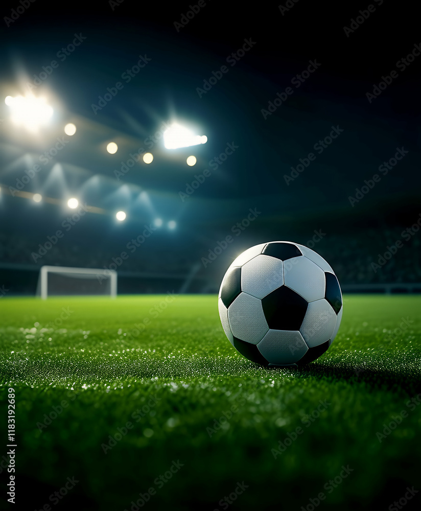 Fototapeta premium soccer blackboard board football poster template pitch bar ball graphic element drawing chalk illustration icon strategy