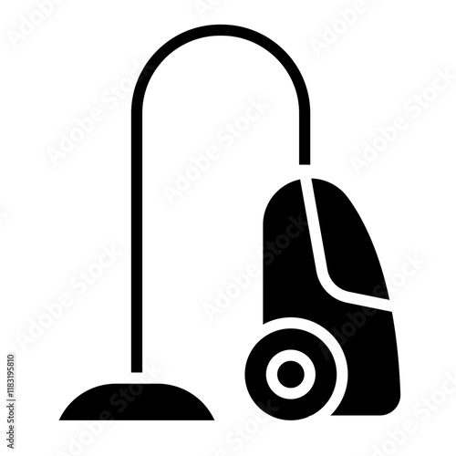 Vacuum icon in glyph style