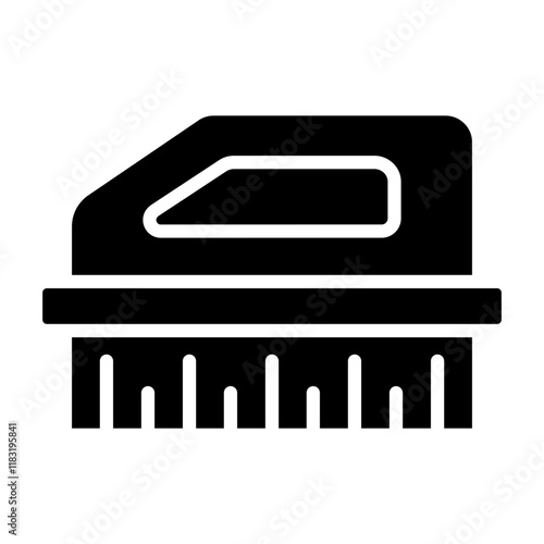 Brush icon in glyph style