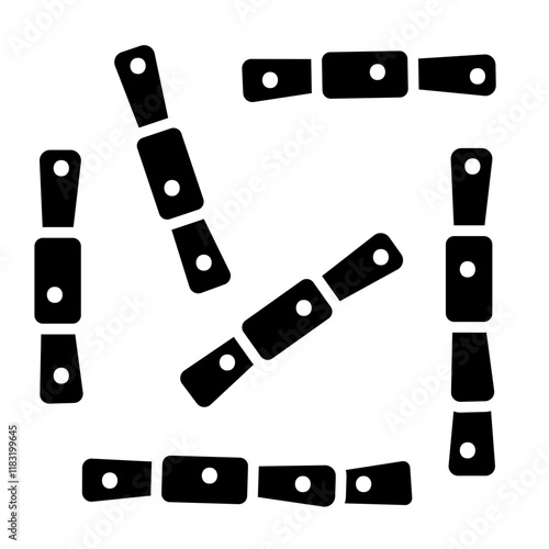 Virus icon in glyph style