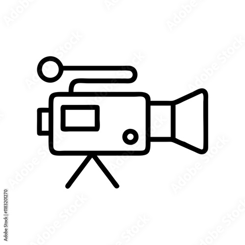 video camera icon design