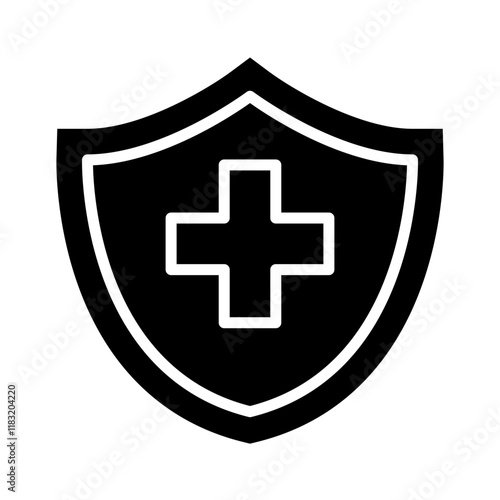 hygiene icon in glyph style