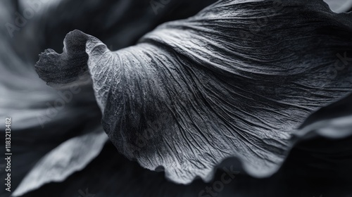 Wallpaper Mural A detailed macro shot of a wilted leaf, capturing its curled edges and textured veins in soft lighting Torontodigital.ca