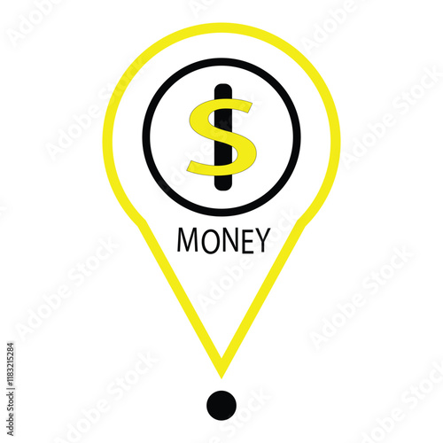 Set Of Address place icon symbol