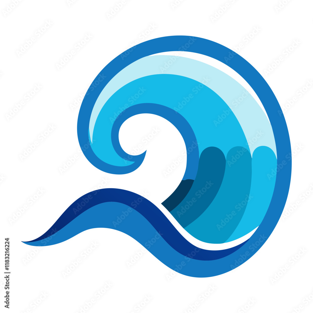 wave icon design wave icon design