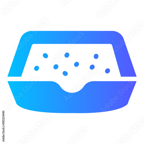 litter box Gradient icon