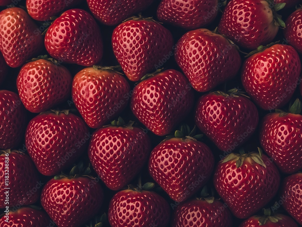 close up of strawberries close up of strawberries