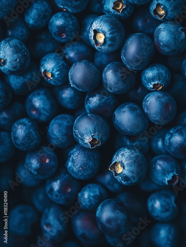 blueberries close up