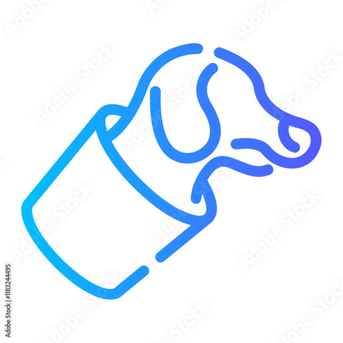 protector Line Gradient Icon