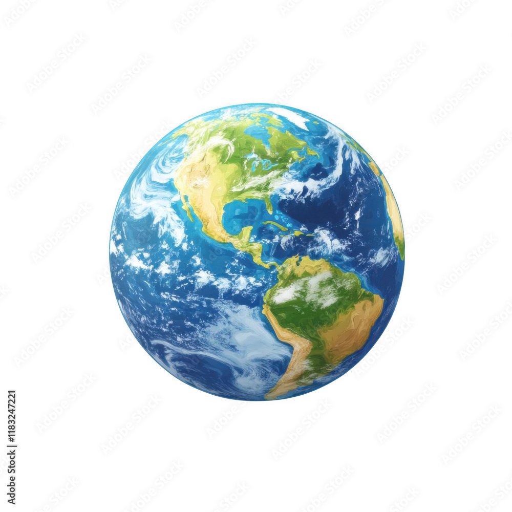 Realistic 3d planet Earth isolated on transparent or white background. Realistic 3d planet Earth isolated on transparent or white background.
