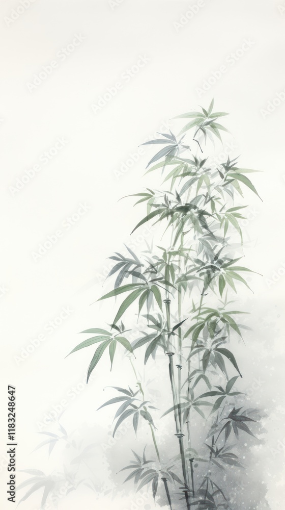 Fototapeta premium Cannabis plant medicine nature.