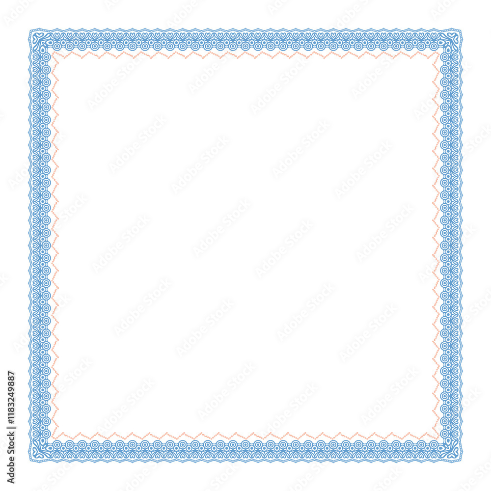 Square rectangle picture frame with green color Square rectangle picture frame with green color