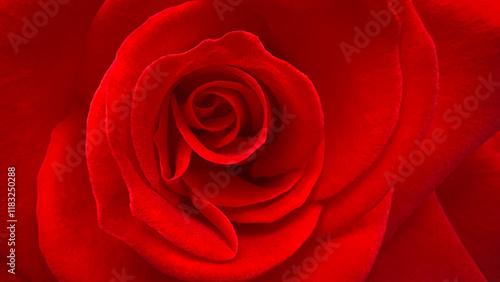 Wallpaper Mural Close-up photograph of the center of a red rose.Concept for a Valentine's Day background. Torontodigital.ca
