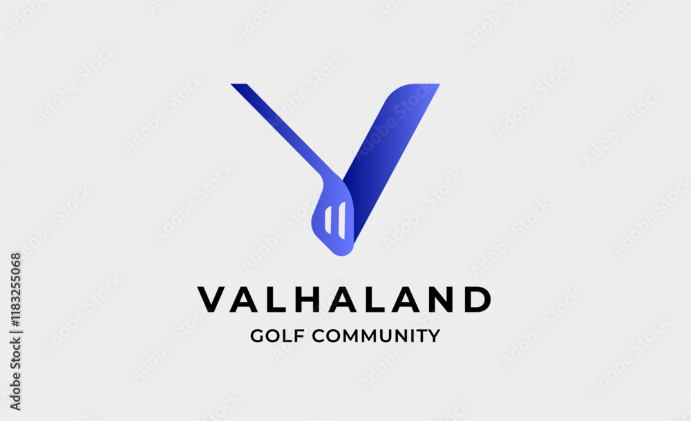 Monogram logo design initial V and Golf. Golf ball, golf stick and sport typography concept. Club and community template design. Club and community template design. Monogram logo design initial V and Golf. Golf ball, golf stick and sport typography concept. Club and community template design. Club and community template design.