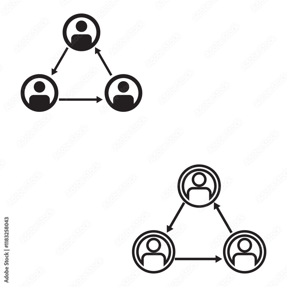 Human interaction Icon set. for UI designs. vector illustration. EPS 10/AI Human interaction Icon set. for UI designs. vector illustration. EPS 10/AI