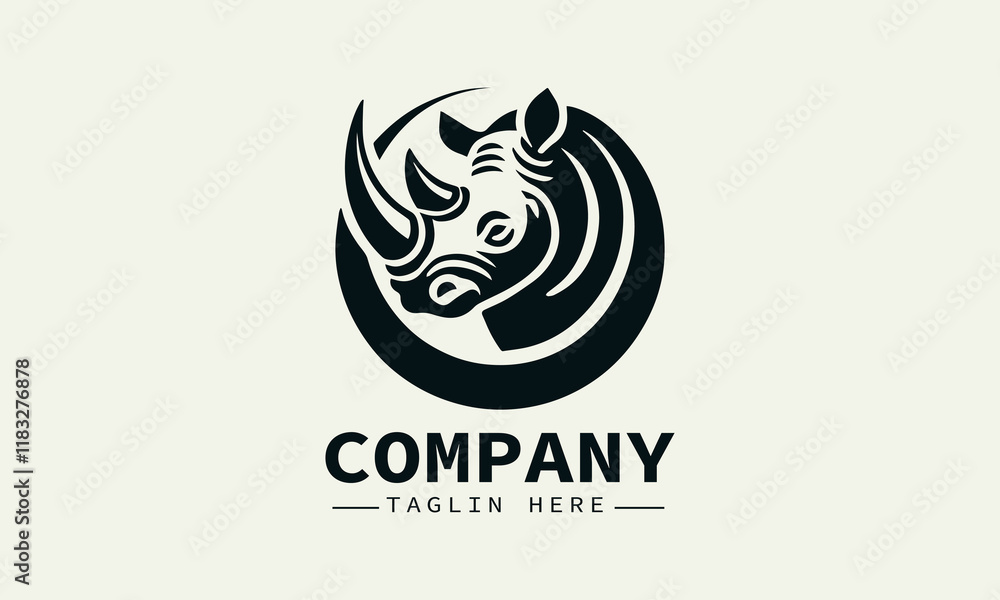 Rhino Vector Logo Design, Powerful Rhino Logo, Wildlife Logo with Rhino, Endangered Rhino Logo, Bold Rhino Logo Rhino Vector Logo Design, Powerful Rhino Logo, Wildlife Logo with Rhino, Endangered Rhino Logo, Bold Rhino Logo