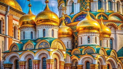 Moscow Kremlin Dormition Cathedral Architectural Detail Macro Photography