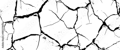 Vector abstract background with kintsugi cracks design and grunge cracked texture style with cracked texture.