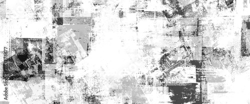 Vector newspaper paper grunge vintage black and white poster with the words.	
