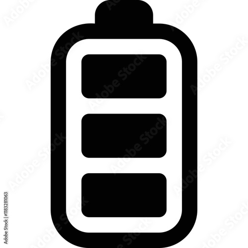 Simple vector icon battery
