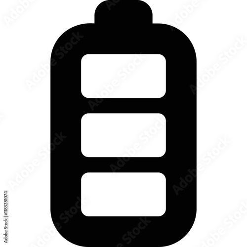Simple vector icon battery