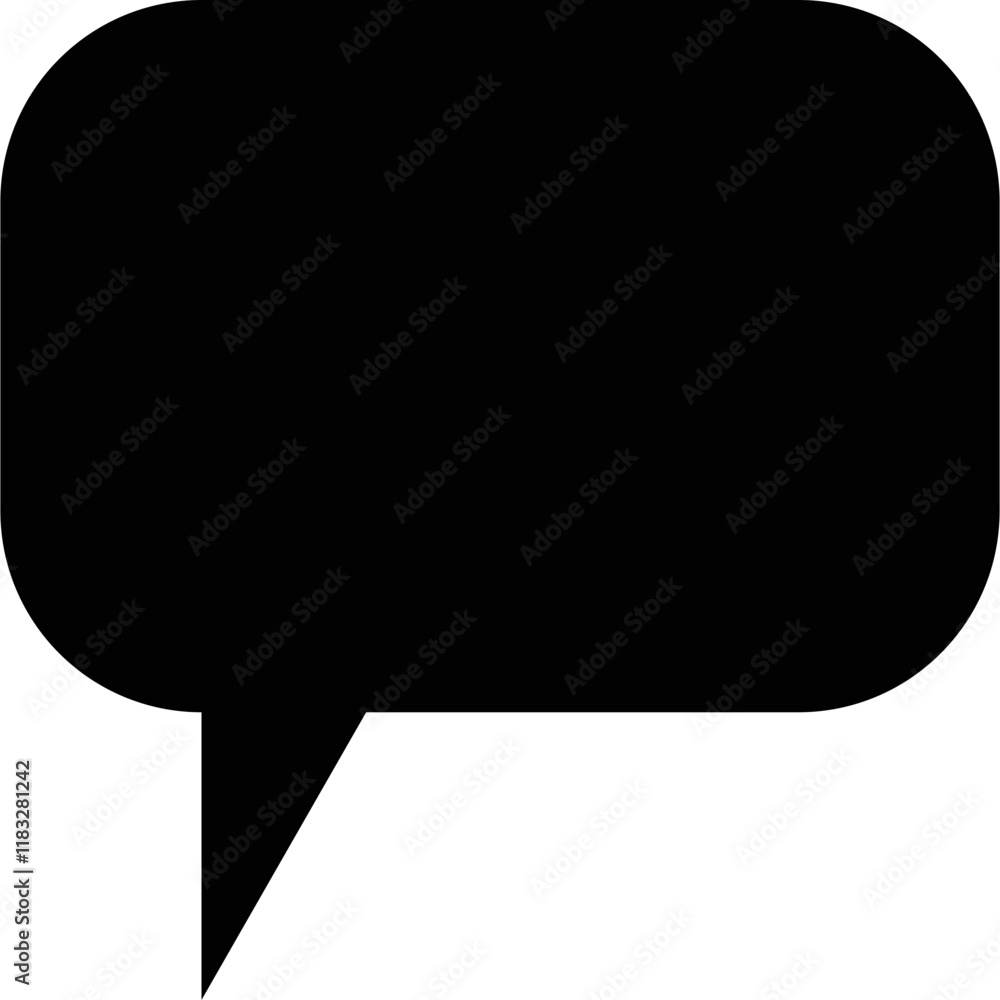 Simple vector icon chat Simple vector icon chat