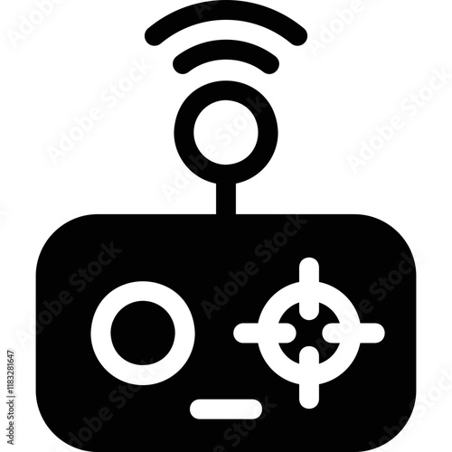Simple vector icon robot