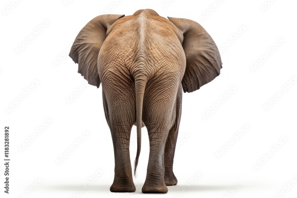 Fototapeta premium Wild elephant wildlife animal mammal.