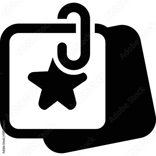 Simple vector icon stick