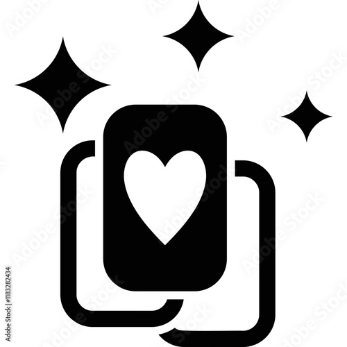 Simple Vector Icon Divination Cards