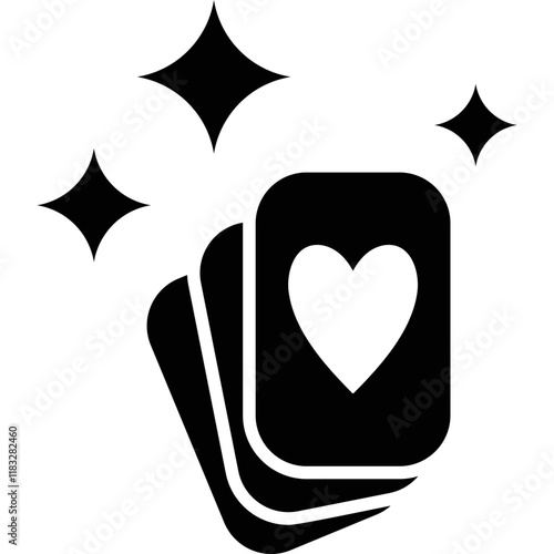 Simple Vector Icon Divination Cards