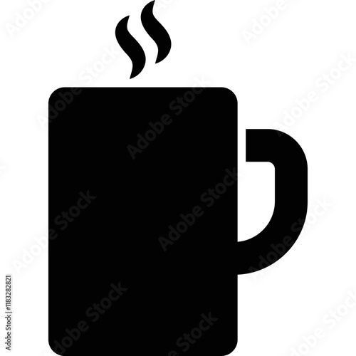 Simple vector icon tea cup