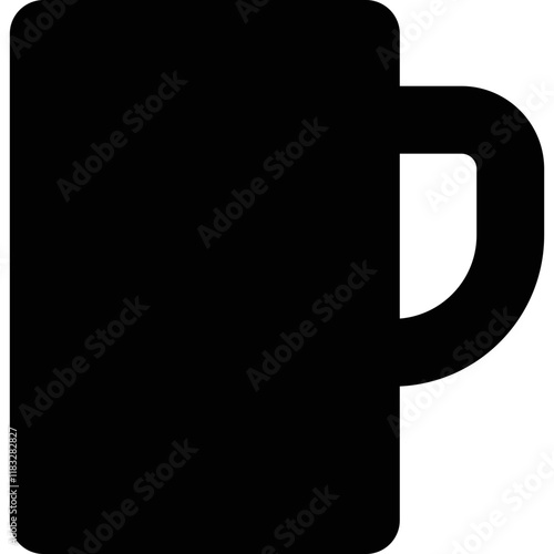 Simple vector icon tea cup
