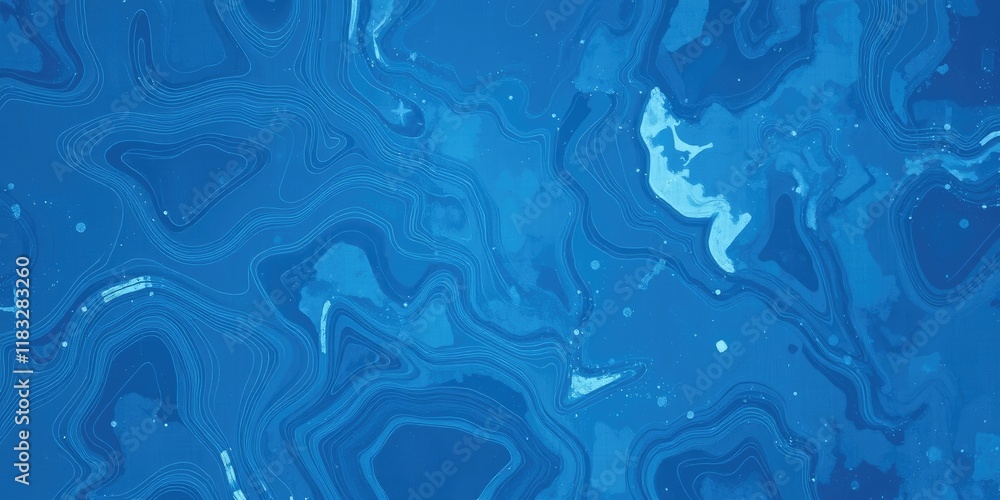 Abstract Blue Swirling Texture Organic Lines and Splashes for Design Abstract Blue Swirling Texture Organic Lines and Splashes for Design