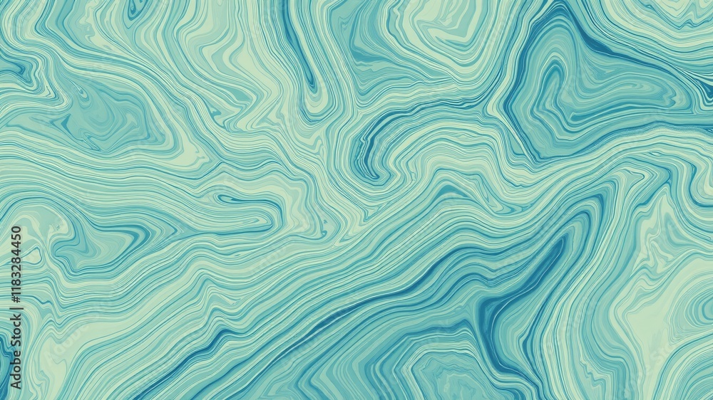 Abstract Teal and Green Swirling Liquid Marble Texture Background Abstract Teal and Green Swirling Liquid Marble Texture Background