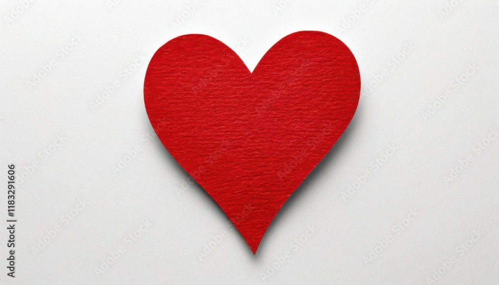 red paper heart red paper heart