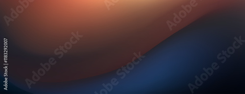 Abstract background with flowing dark blue and bronze