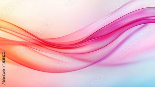 Scenery abstract background idea. Abstract background with flowing waves in vibrant pink, orange, and blue colors.