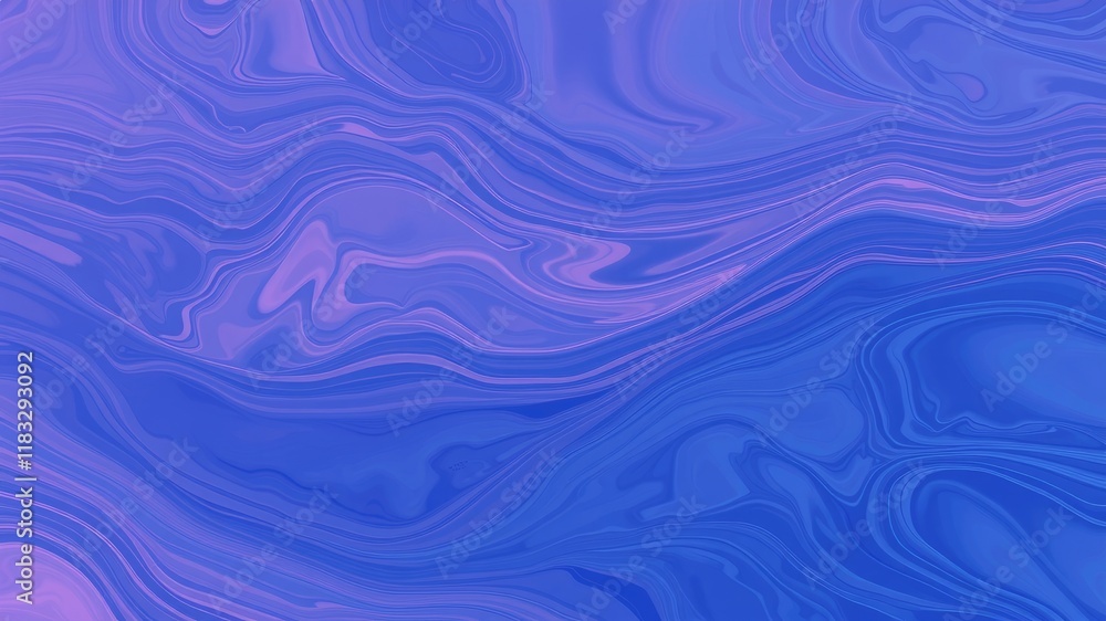 Abstract Swirling Blue and Purple Liquid Marble Texture Background Abstract Swirling Blue and Purple Liquid Marble Texture Background