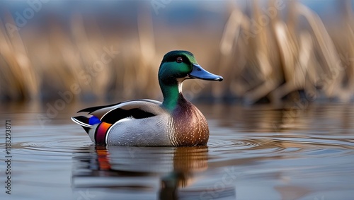 A beautiful Gadwall