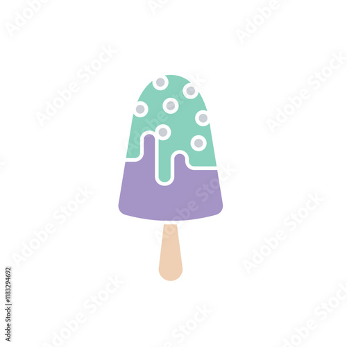 Wallpaper Mural Ice cream icon in flat color style Torontodigital.ca