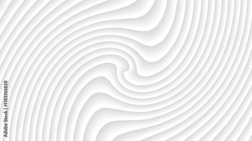 Abstract hypnotic fascinating stripes geometric beautiful silk texture architecture corrugated flat view of the wallpaper spiral fluid white background Abstract hypnotic fascinating stripes geometric beautiful silk texture architecture corrugated flat view of the wallpaper spiral fluid white background